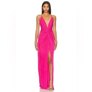 Katie May Pixie Gown in Pink Peackock Size XL